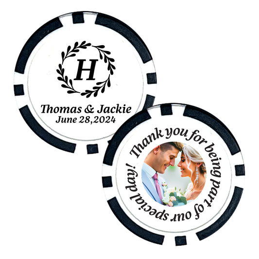 Personalized Wedding Poker Chips, 25 pcs, Custom Couple's Names Wedding Keepsakes, Creative Wedding Gifts