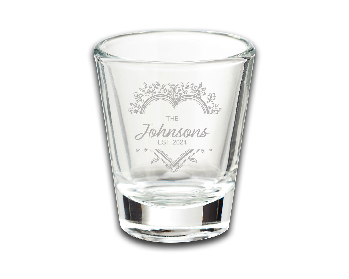 Custom Wedding Shot Glasses Gifts, Custom Wedding Favors With Family Name, Practical Wedding Favors