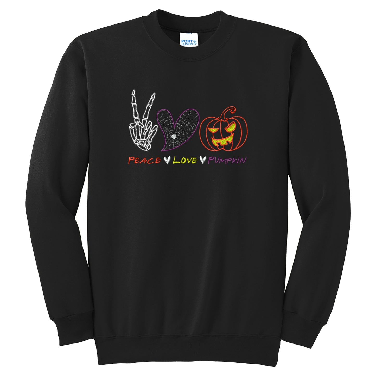 Halloween Sweater, Embroidered Sweatshirt, Funny Halloween Sweaters, Spooky Season, Pumpkin Crewnecks, Fall Sweatshirts,Oversized Sweatshirt