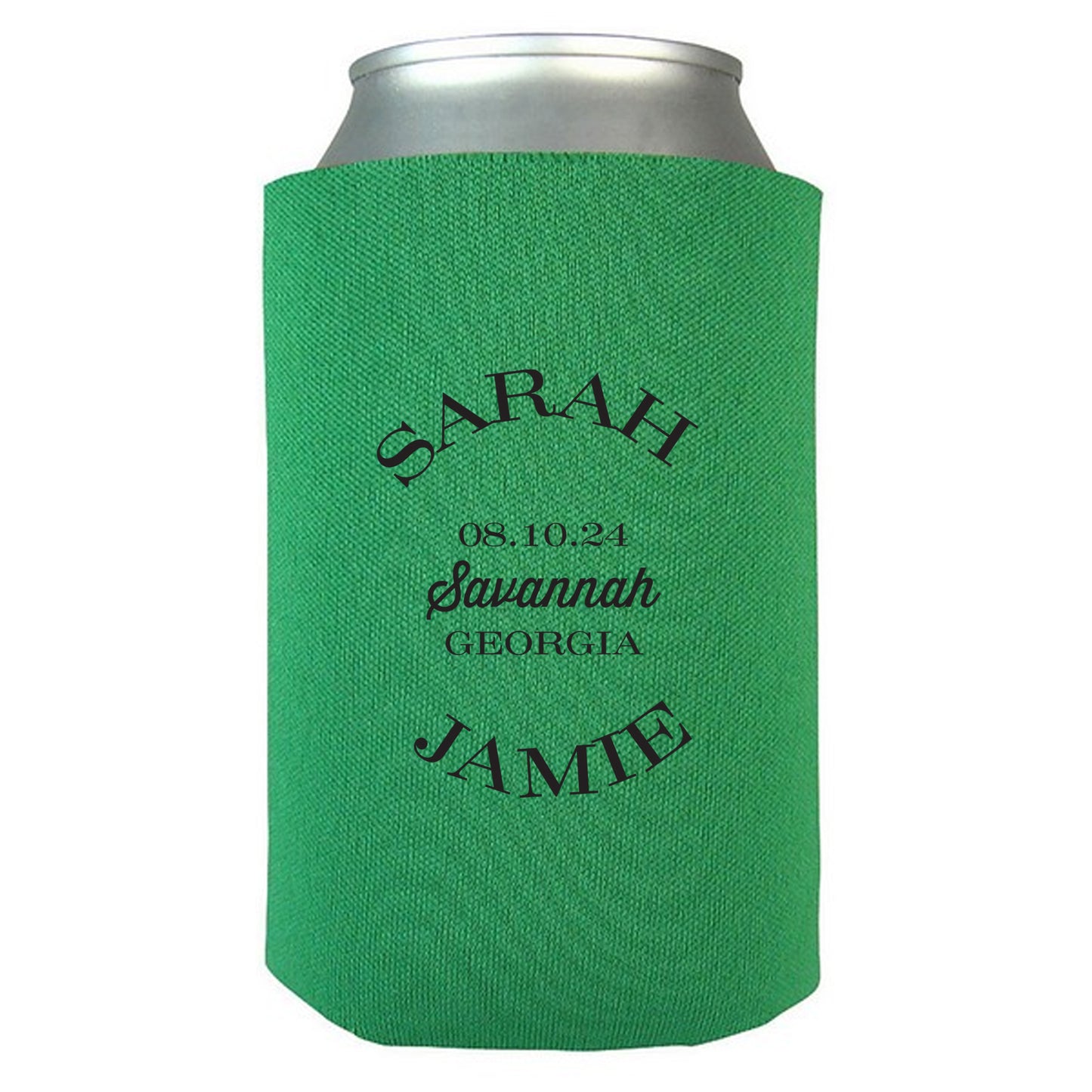 Personalized Beverage Insulators, Personalized Wedding Gifts with Couple's Names, Affordable Wedding Favors