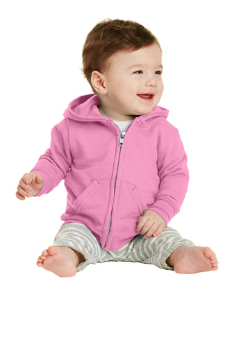 Port & Company Infant Core Fleece Full-Zip Hooded Sweatshirt