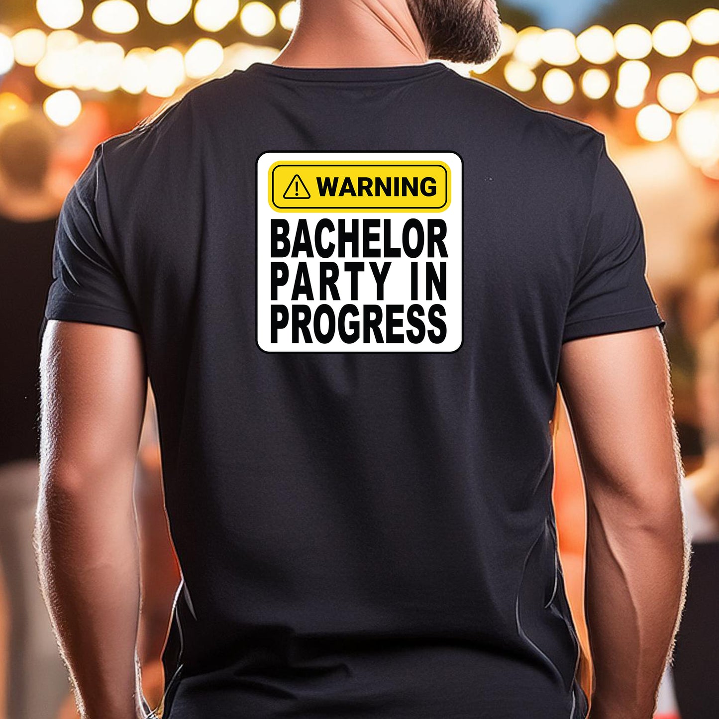 Bachelor Party Drinking Shirts, Warning Bachelor Party In Progress, Are you Drunk?, Groomsmen Keepsakes