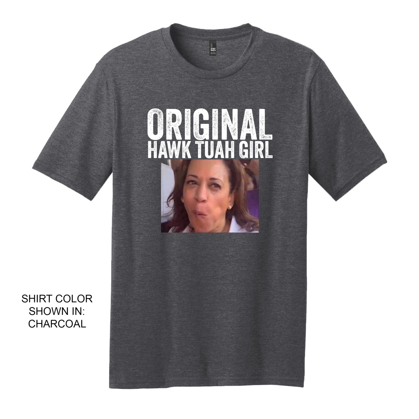 Original Hawk Tuah, Kamala Harris, Republican Gifts, Funny Election Shirt, Gag Gift Tee, Adult Joke T Shirt, Pro Trump Apparel, Trump Shirt