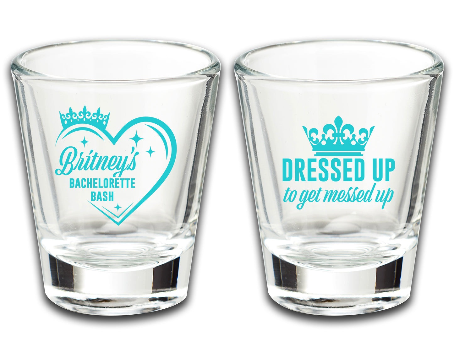 Personalized Bachelorette Shot Glasses, Bachelorette Bash, Bridal Party Favors, Bachelorette Novelty Shot Glasses