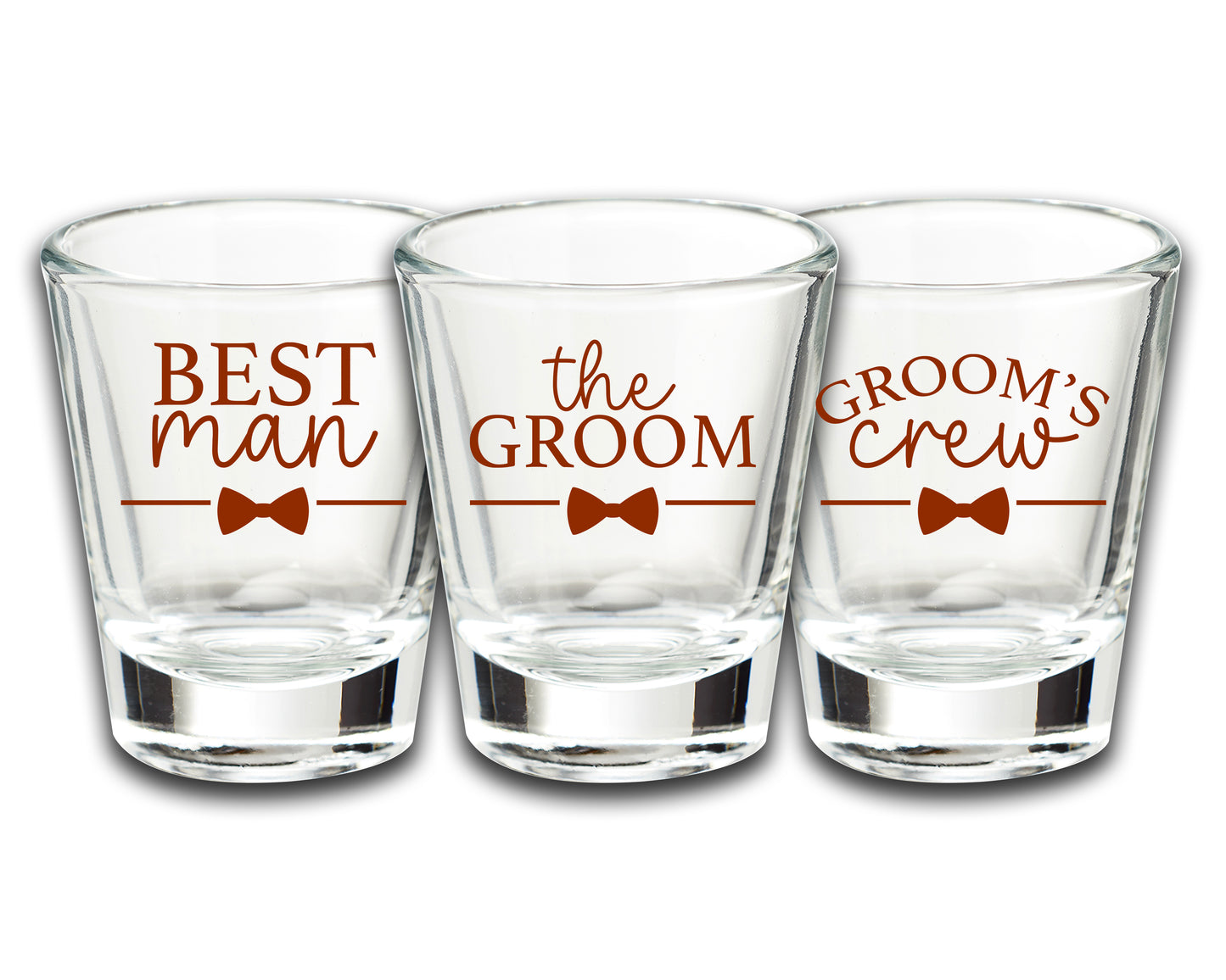 Bachelor Keepsake Shot Glasses, Groom Crew, Wedding, Shower Favors