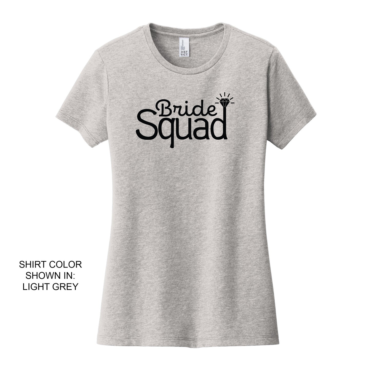 Bride Squad T-Shirt, Bridesmaid Gift Short Sleeve Shirt, Bachelorette Squad Shirts