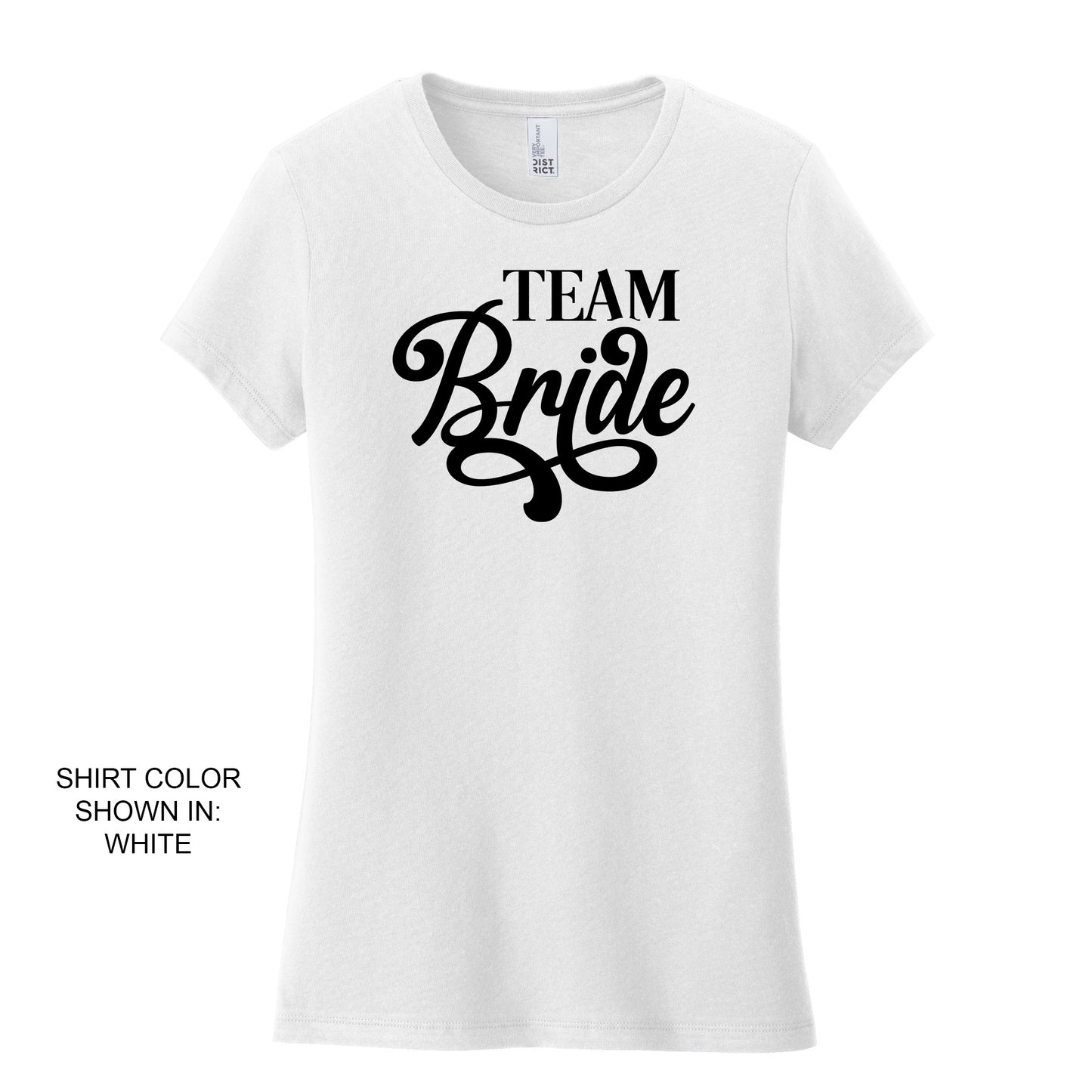 Team Bride Women's Short Sleeve Shirt, Bridesmaid TShirt, Team Bride Clothing