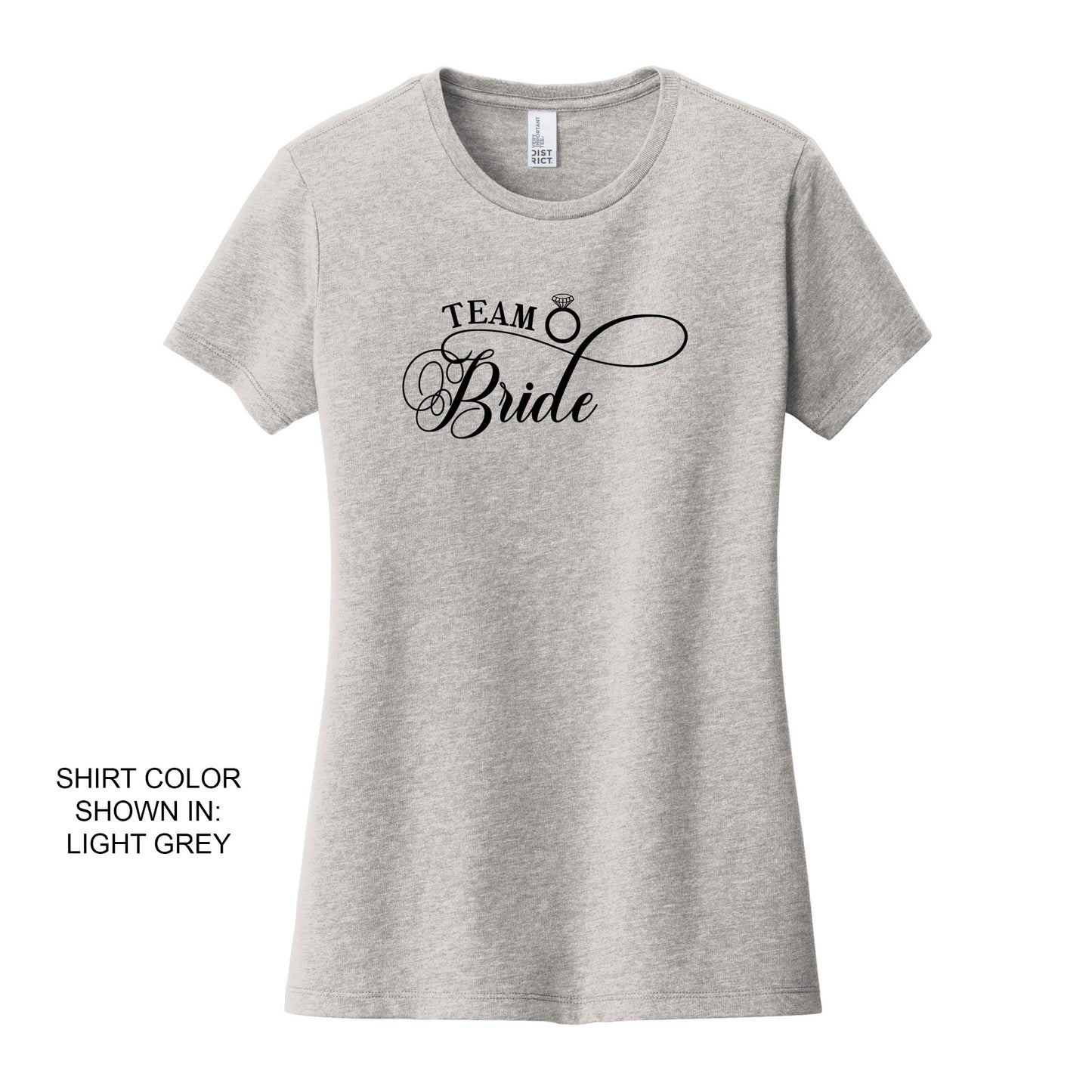 Team Bride Women's Short Sleeve Shirt, Bridesmaid TShirt, Trendy Team Bride shirts