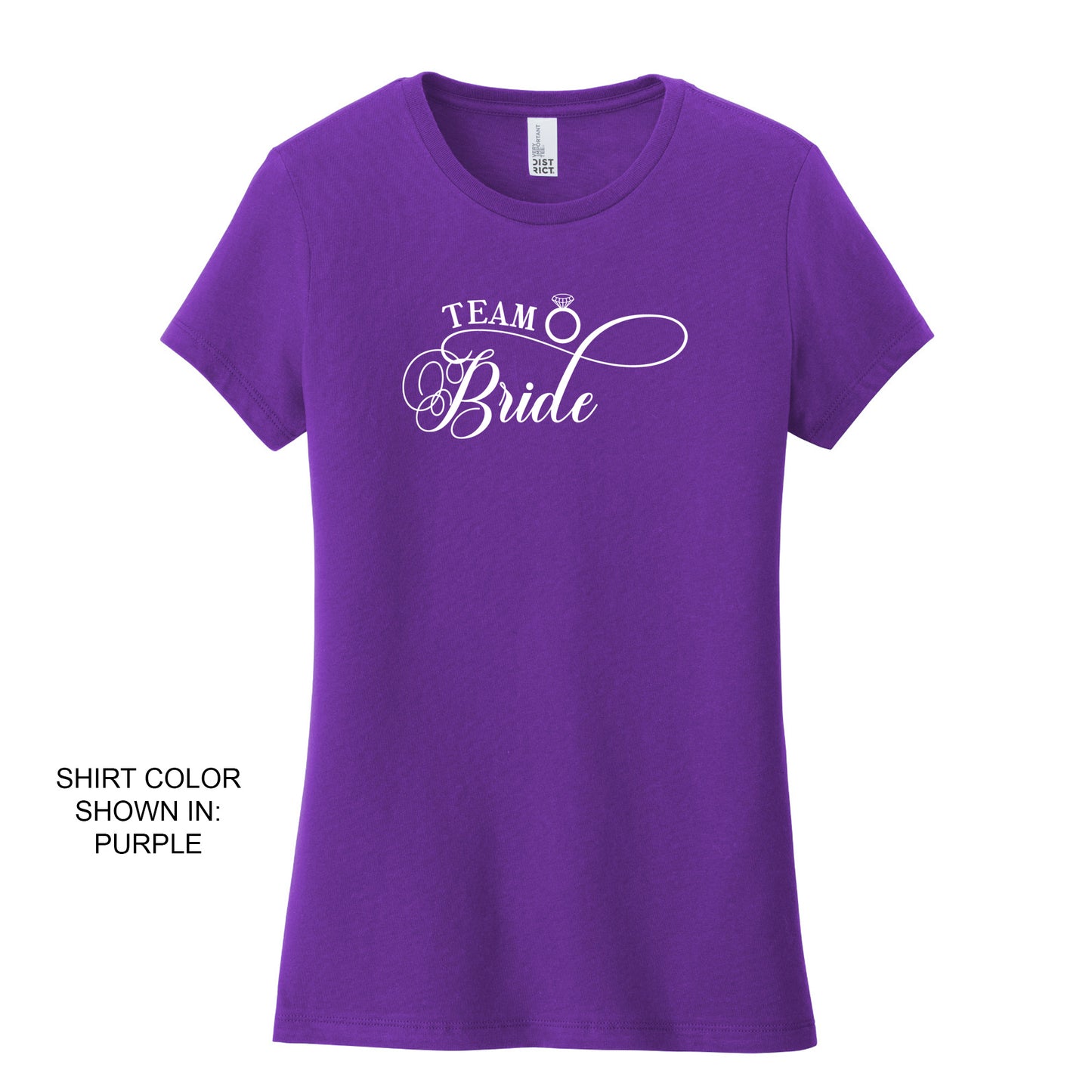 Team Bride Women's Short Sleeve Shirt, Bridesmaid TShirt, Trendy Team Bride shirts