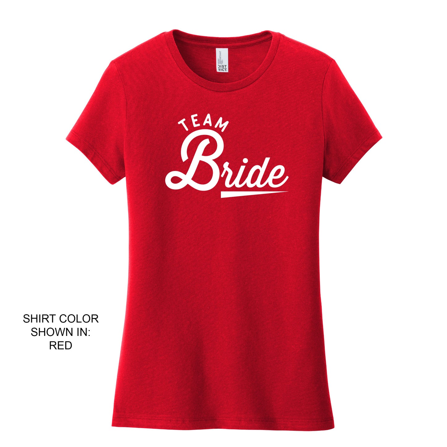 Team Bride Women's Short Sleeve Shirt, Bridesmaid TShirt, Wedding Party Tees