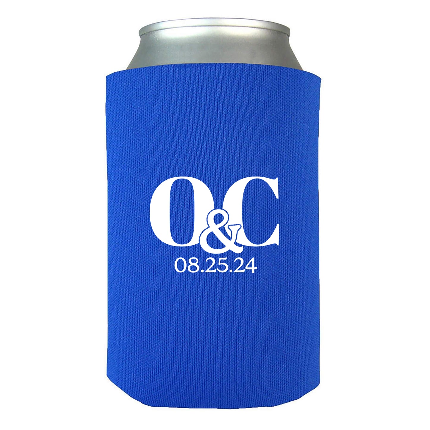 Personalized Beverage Insulators, Personalized Wedding Gifts with Couple's Names, Affordable Wedding Favors