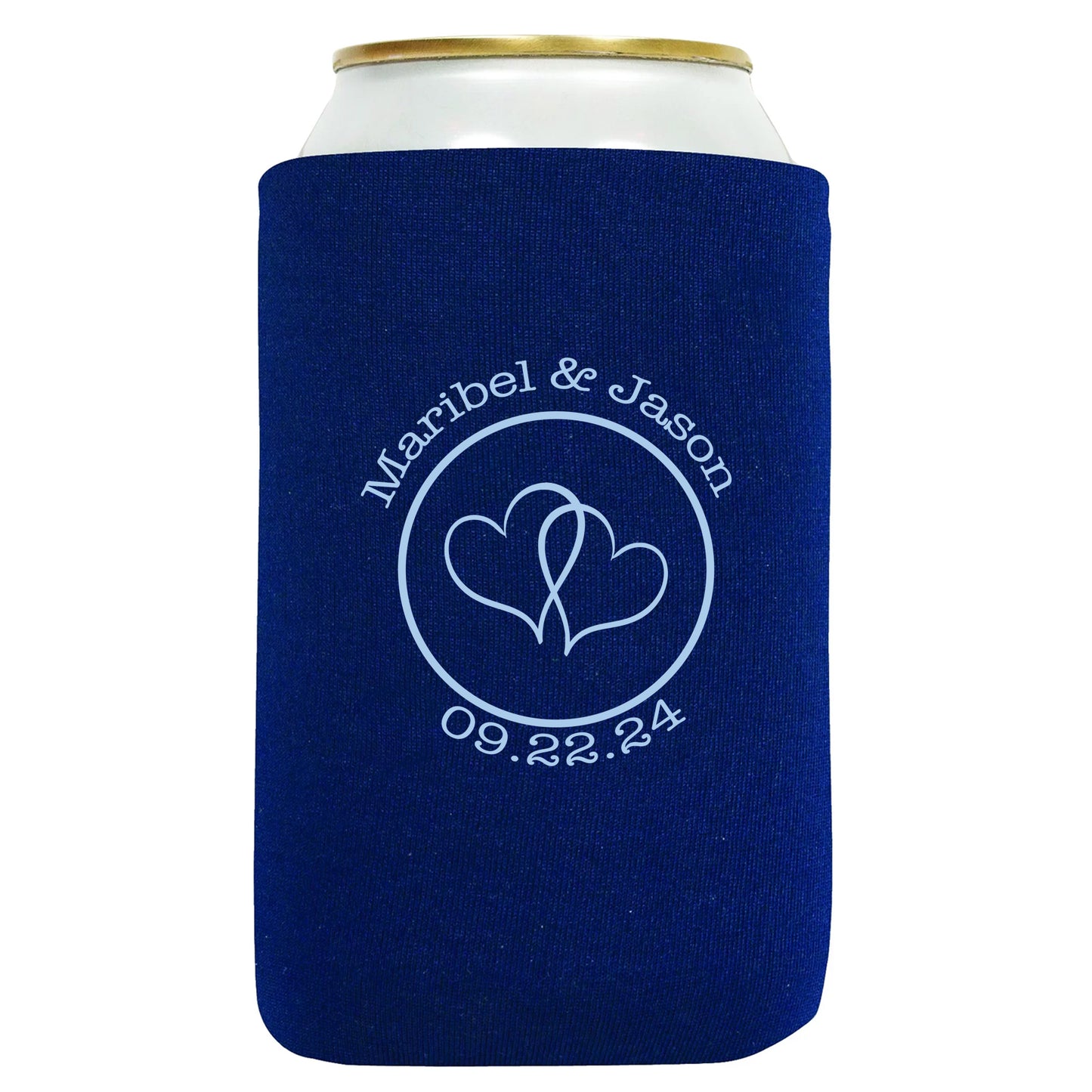 Personalized Beverage Insulators, Personalized Wedding Gifts with Couple's Names, Affordable Wedding Favors