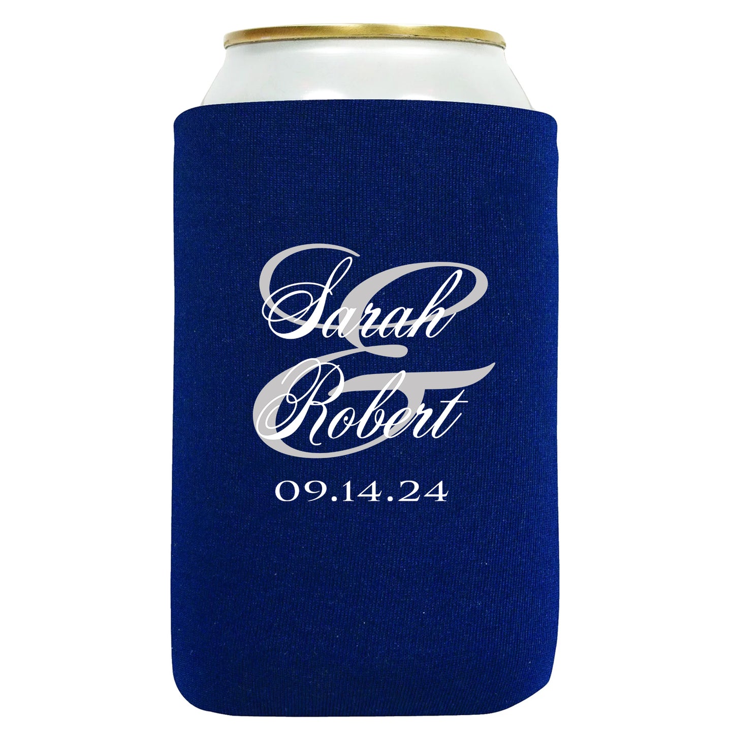 Personalized Beverage Insulators, Personalized Wedding Gifts with Couple's Names, Affordable Wedding Favors