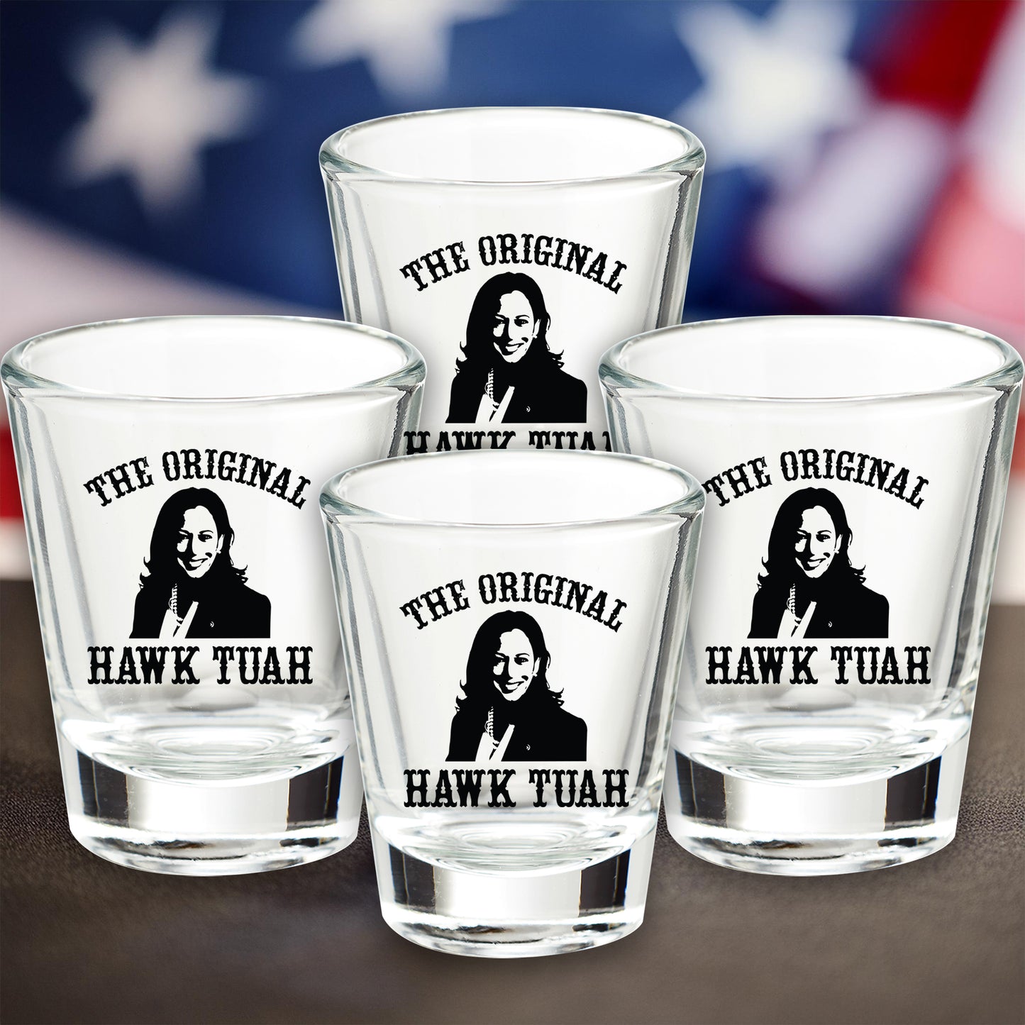 Donald Trump Shot, Trump 2024, Hawk Tuah, Kamala Harris, Shot Glass Gifts, President Shot, Trump Shooting, Political Humor, Proud Republican