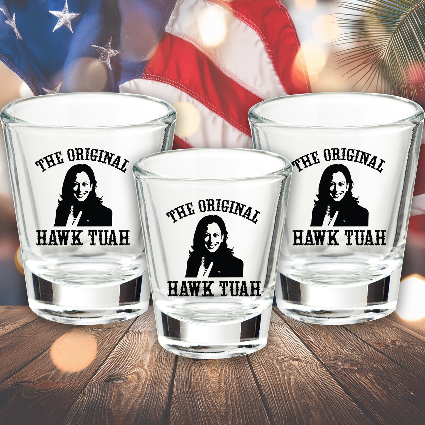 Donald Trump Shot, Trump 2024, Hawk Tuah, Kamala Harris, Shot Glass Gifts, President Shot, Trump Shooting, Political Humor, Proud Republican