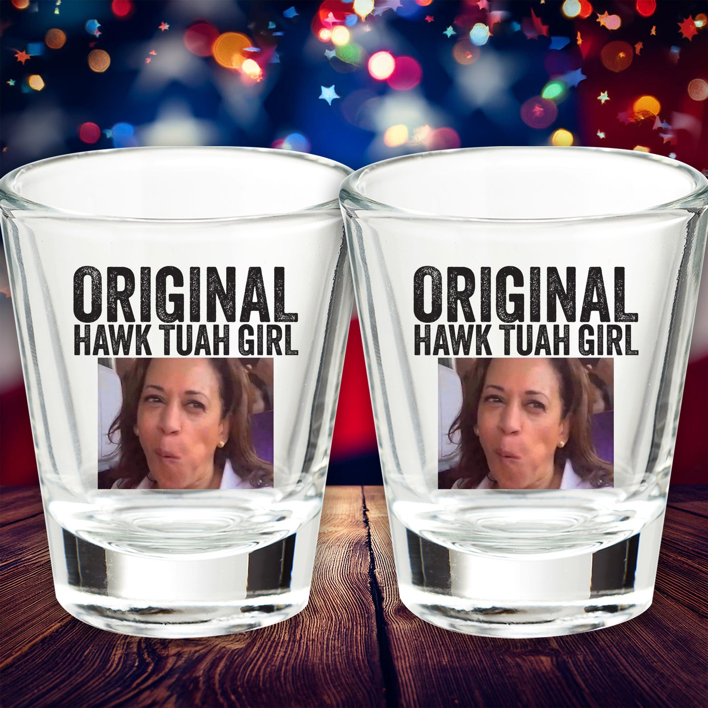 Donald Trump Shot, Trump 2024, Hawk Tuah, Kamala Harris, Shot Glass Gifts, President Shot, Trump Shooting, Political Humor, Proud Republican (Copy)