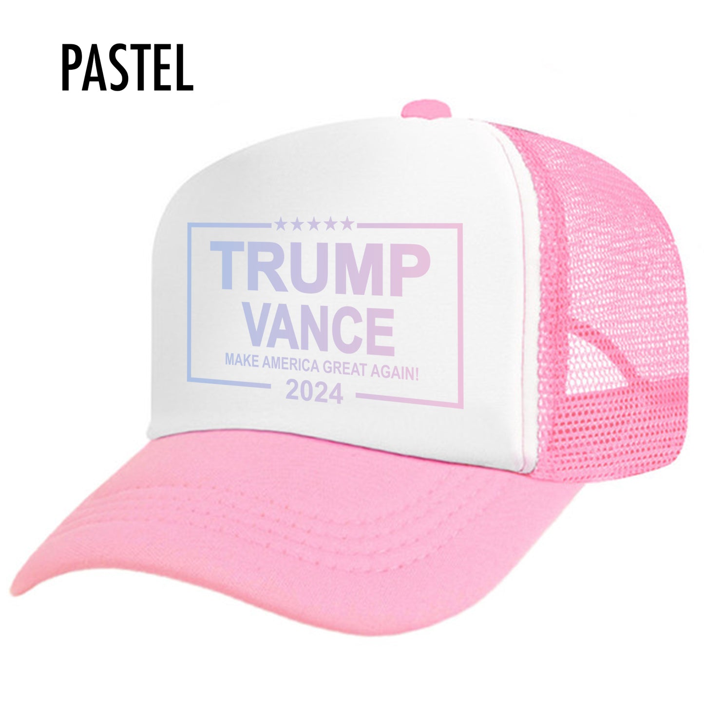 Pink Trump Hat, Trump Trucker Hat, Trump Vance 2024, Political Gift, Republican Hat, Trump Girl Social Club, Hot Moms For Trump, Trump Girl