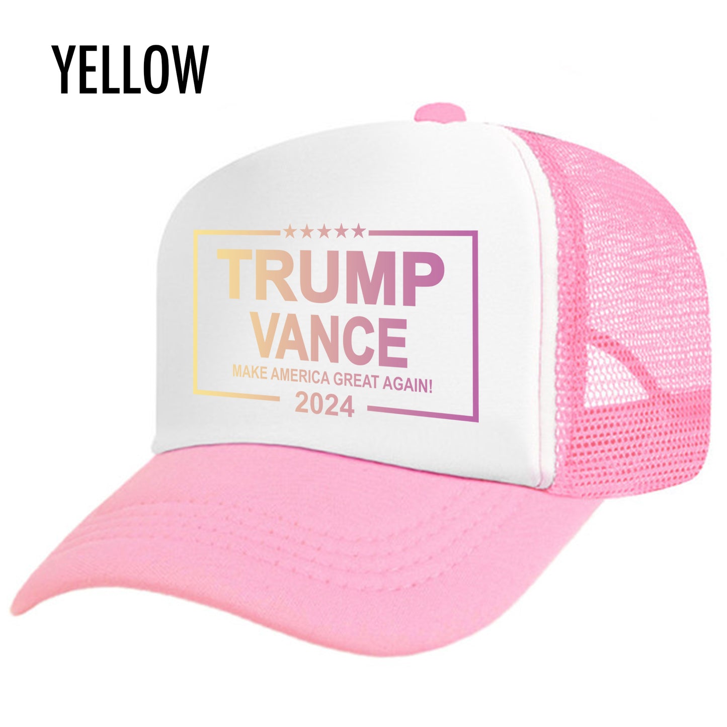 Pink Trump Hat, Trump Trucker Hat, Trump Vance 2024, Political Gift, Republican Hat, Trump Girl Social Club, Hot Moms For Trump, Trump Girl