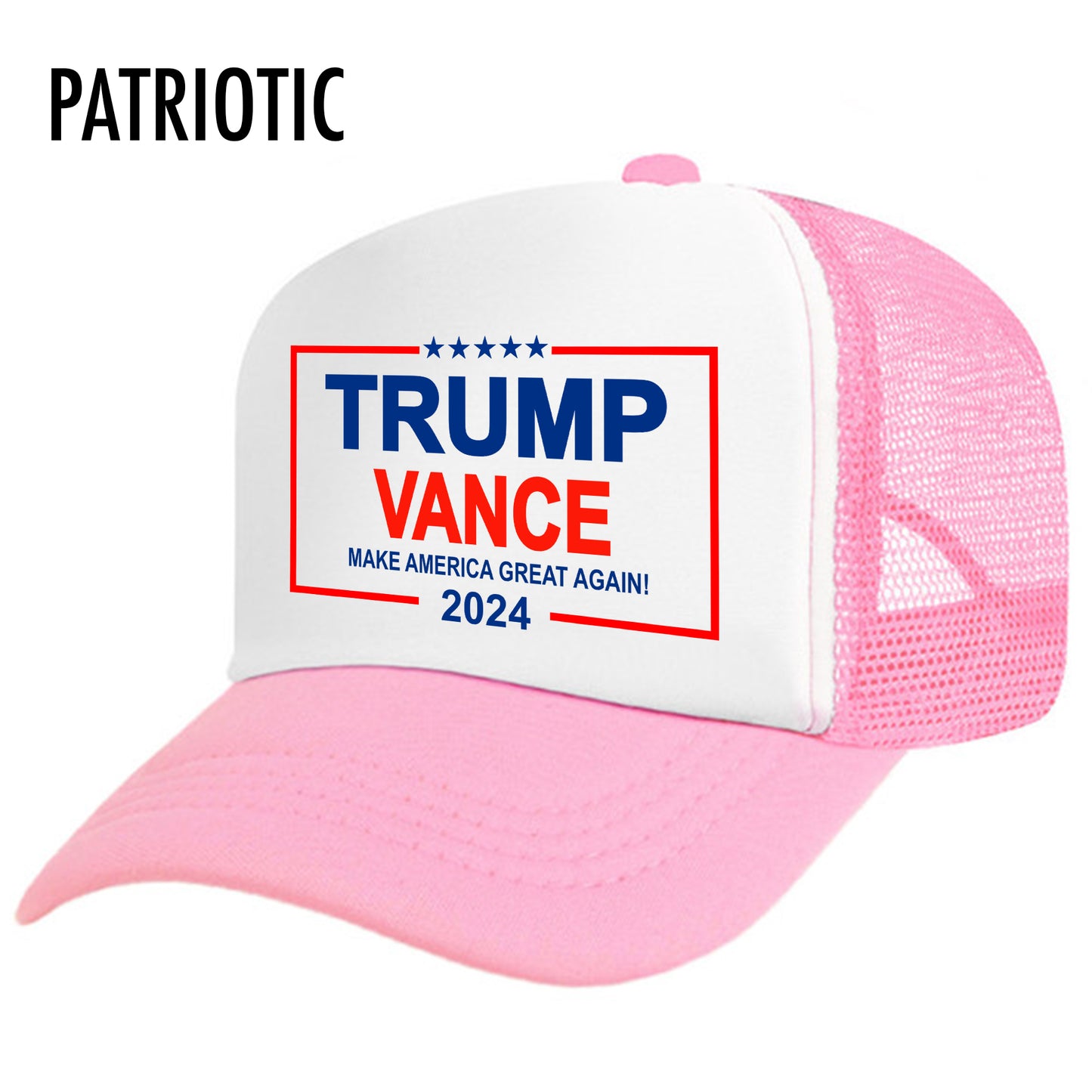 Pink Trump Hat, Trump Trucker Hat, Trump Vance 2024, Political Gift, Republican Hat, Trump Girl Social Club, Hot Moms For Trump, Trump Girl